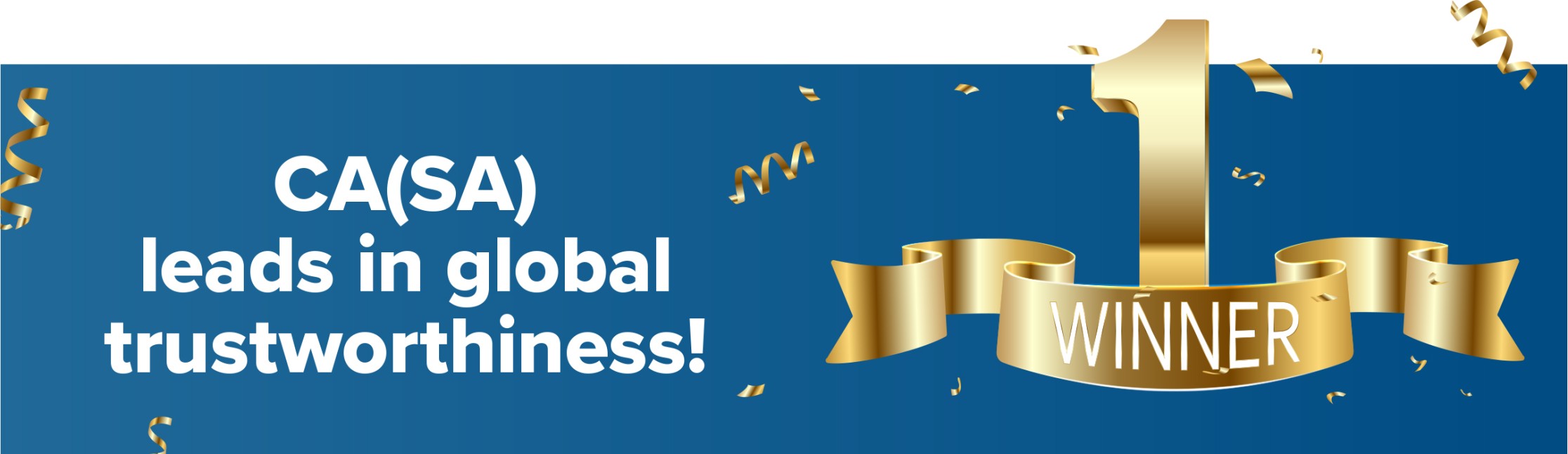 CA(SA) leads in global trustworthiness